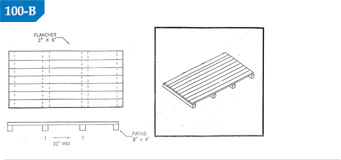 Palette plan 100-B